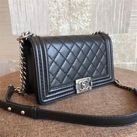 chanel medium boy chained flap bag|chanel leboy bag.